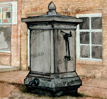 Dikken Pomp Aquarel