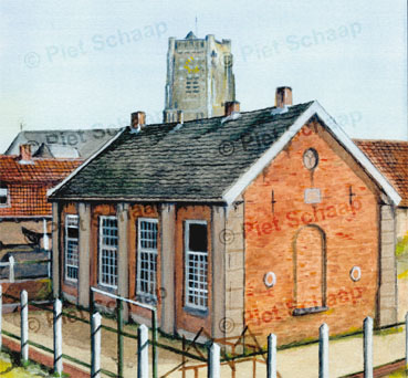Rattekastje Aquarel