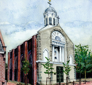 Romse Kerkske Aquarel