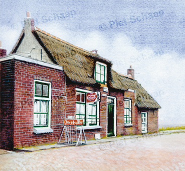 Vinkenestje Aquarel