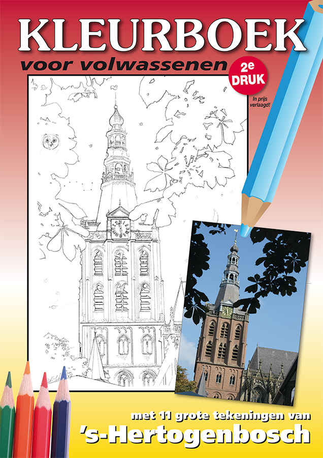 Prenten kleurboek 's-Hertogenbosch