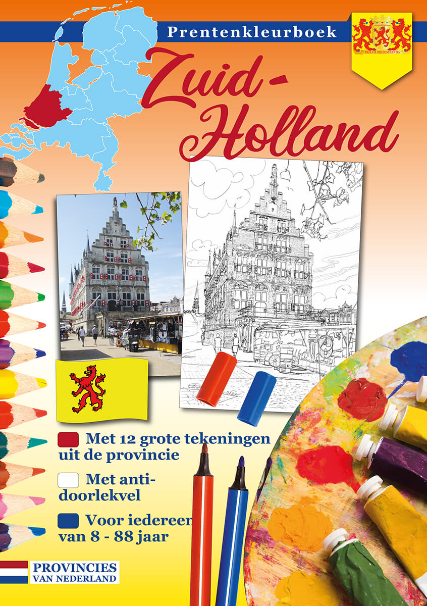 Prentenkleurboek Zuid-Holland